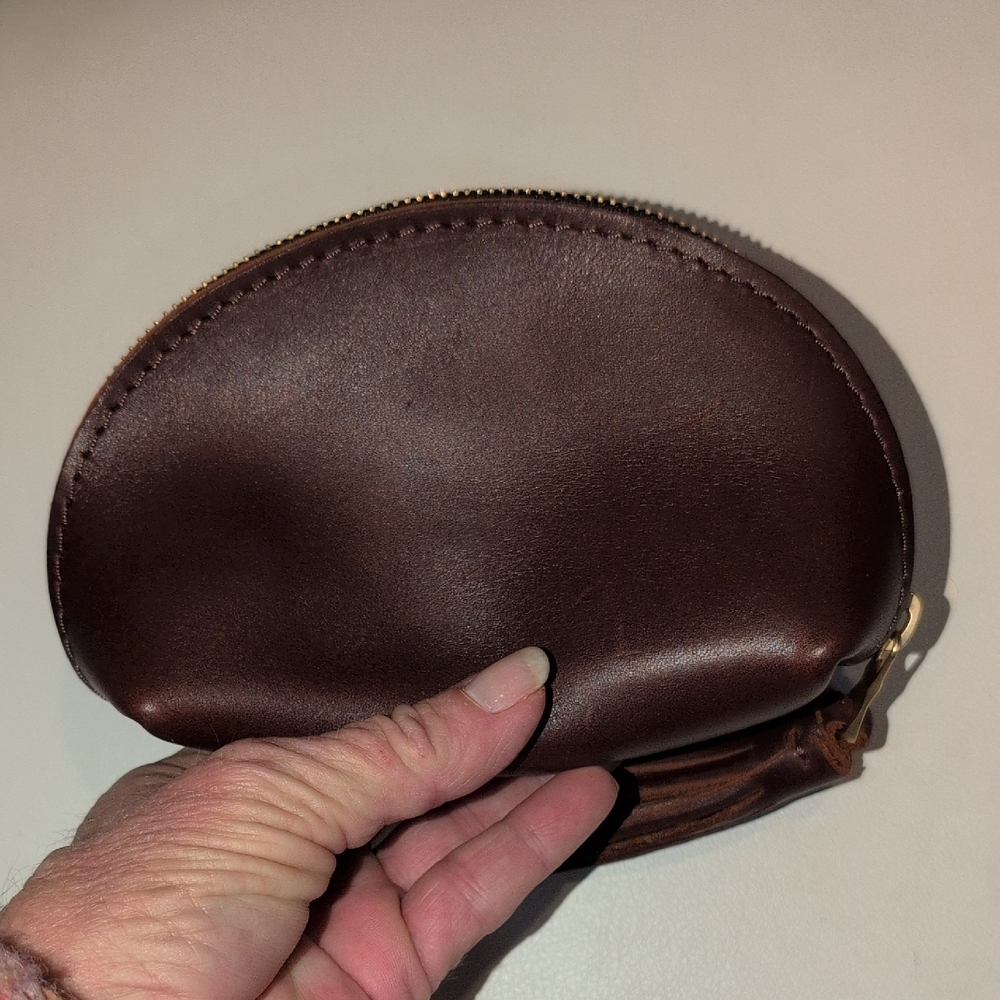 Portland Leather goods Cognac Taco Pouch - NWT - Picture 5 of 8